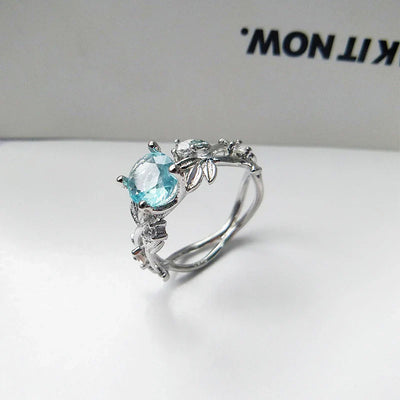 Moonstone Ring in Sterling Silver