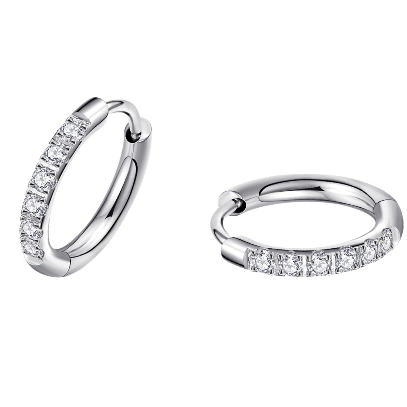 Eternity Hoop Earrings