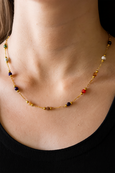 Luna Midnight Stone Necklace