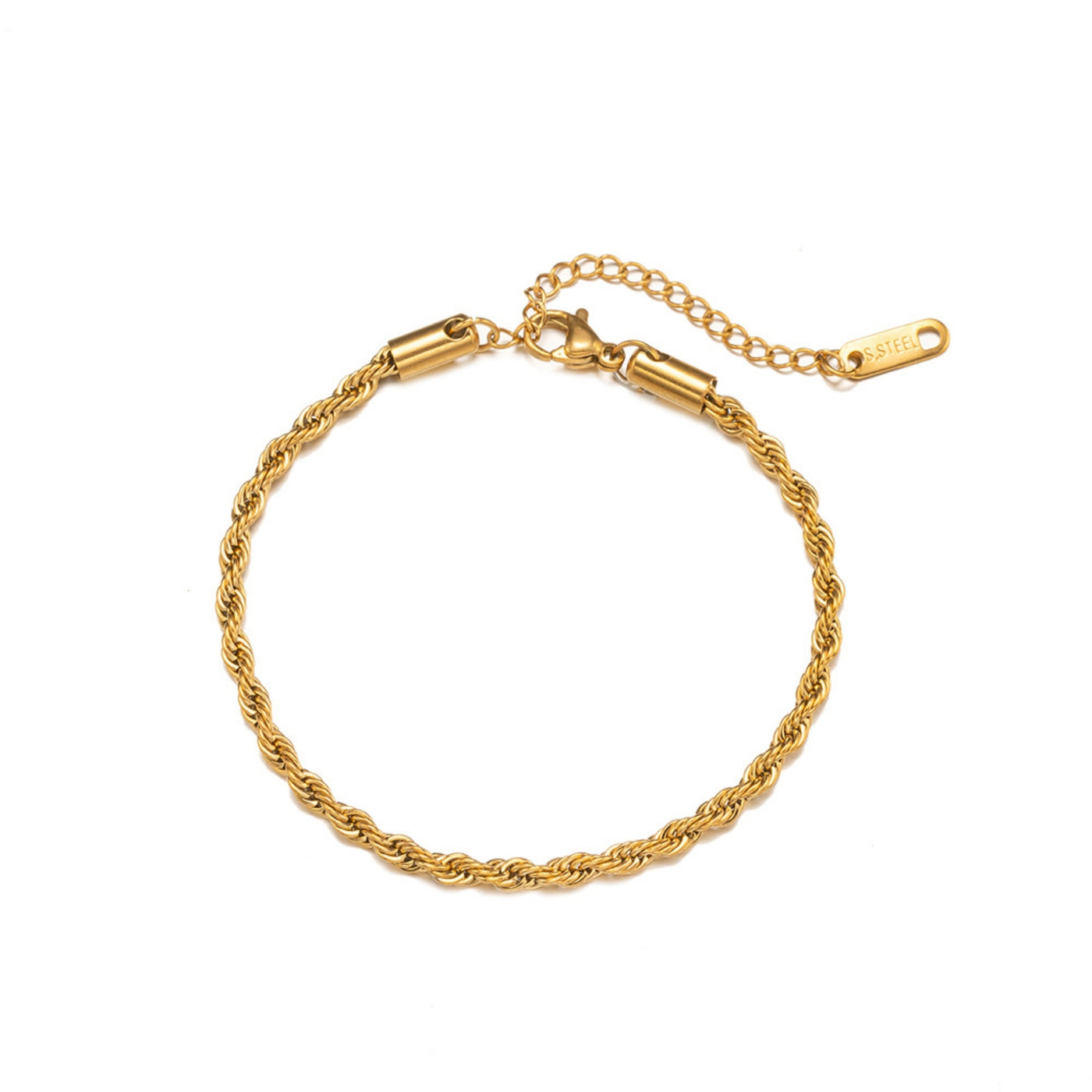 Twisted Chic Gold Bracelet
