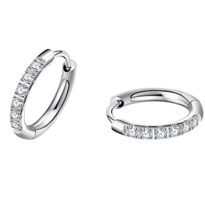 Eternity Hoop Earrings