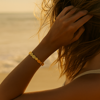 Ariel | Golden sand reflections