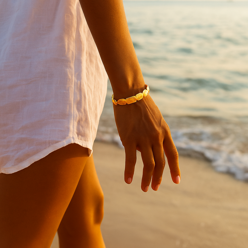 Ariel | Golden sand reflections