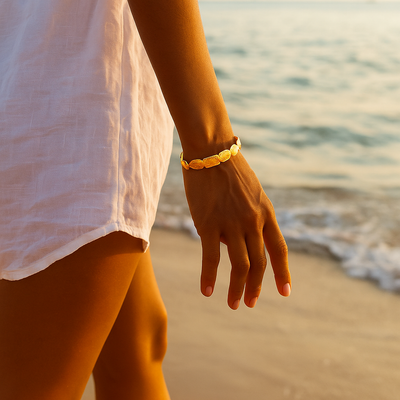 Ariel | Golden sand reflections