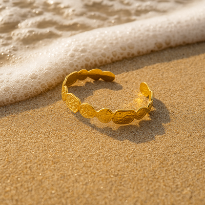 Ariel | Golden sand reflections