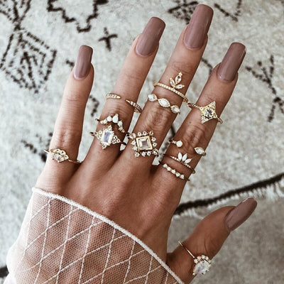 Exclusive Set of 8-12 Elegant Rings