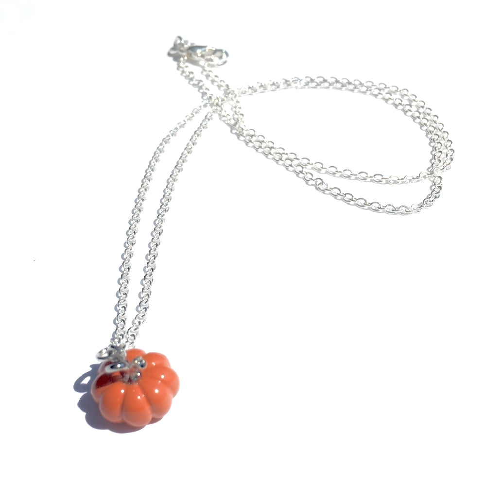 Pumpkin Necklace Orange Pumpkin Necklace