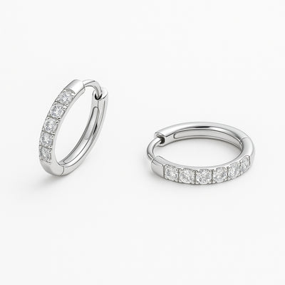 Eternity Hoop Earrings
