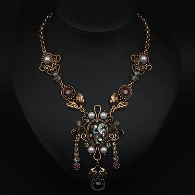 Ornate Gold Statement Necklace