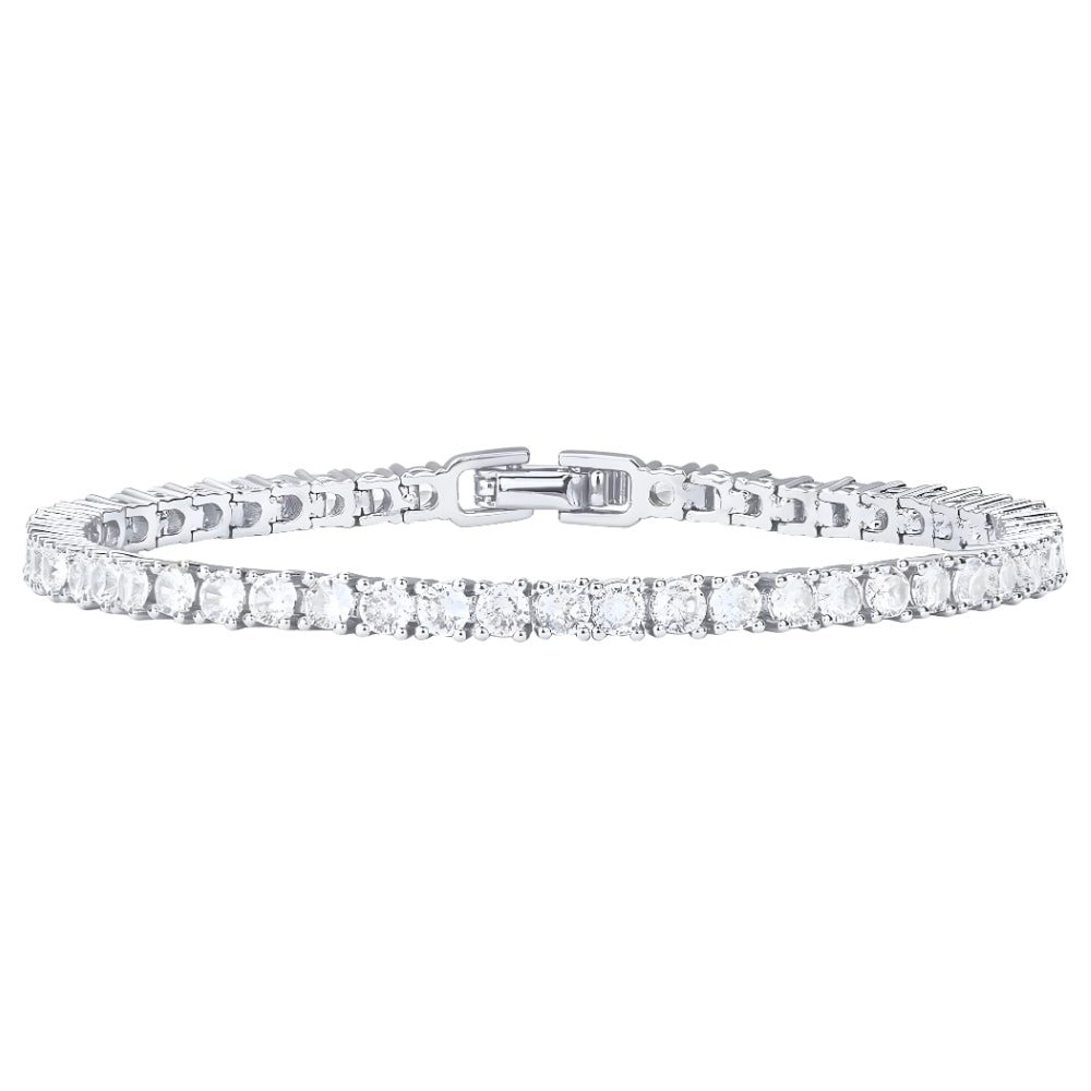 Moissanite Tennis Bracelet | White Gold
