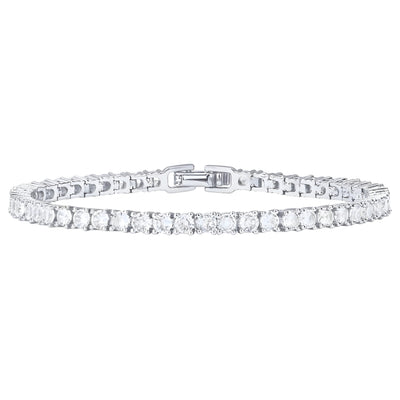 Moissanite Tennis Bracelet | White Gold