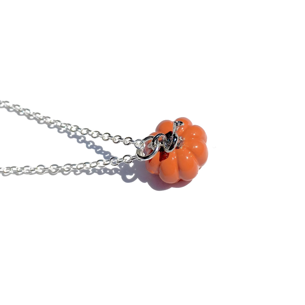 Pumpkin Necklace Orange Pumpkin Necklace