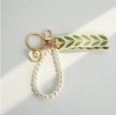 Pearl Whimsy Tassel Bag Charm