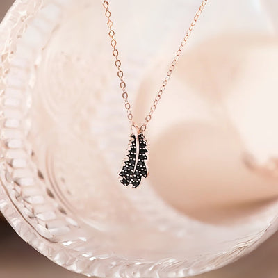 Handmade Copper Oak Leaf Necklace