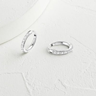 Eternity Hoop Earrings