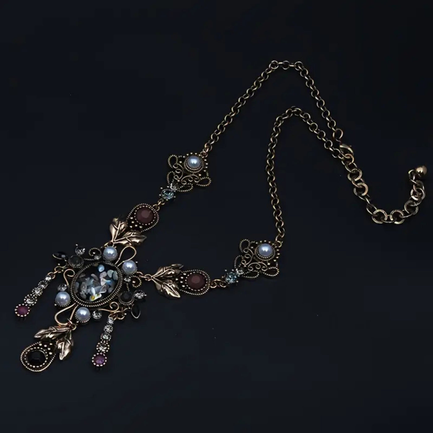 Ornate Gold Statement Necklace