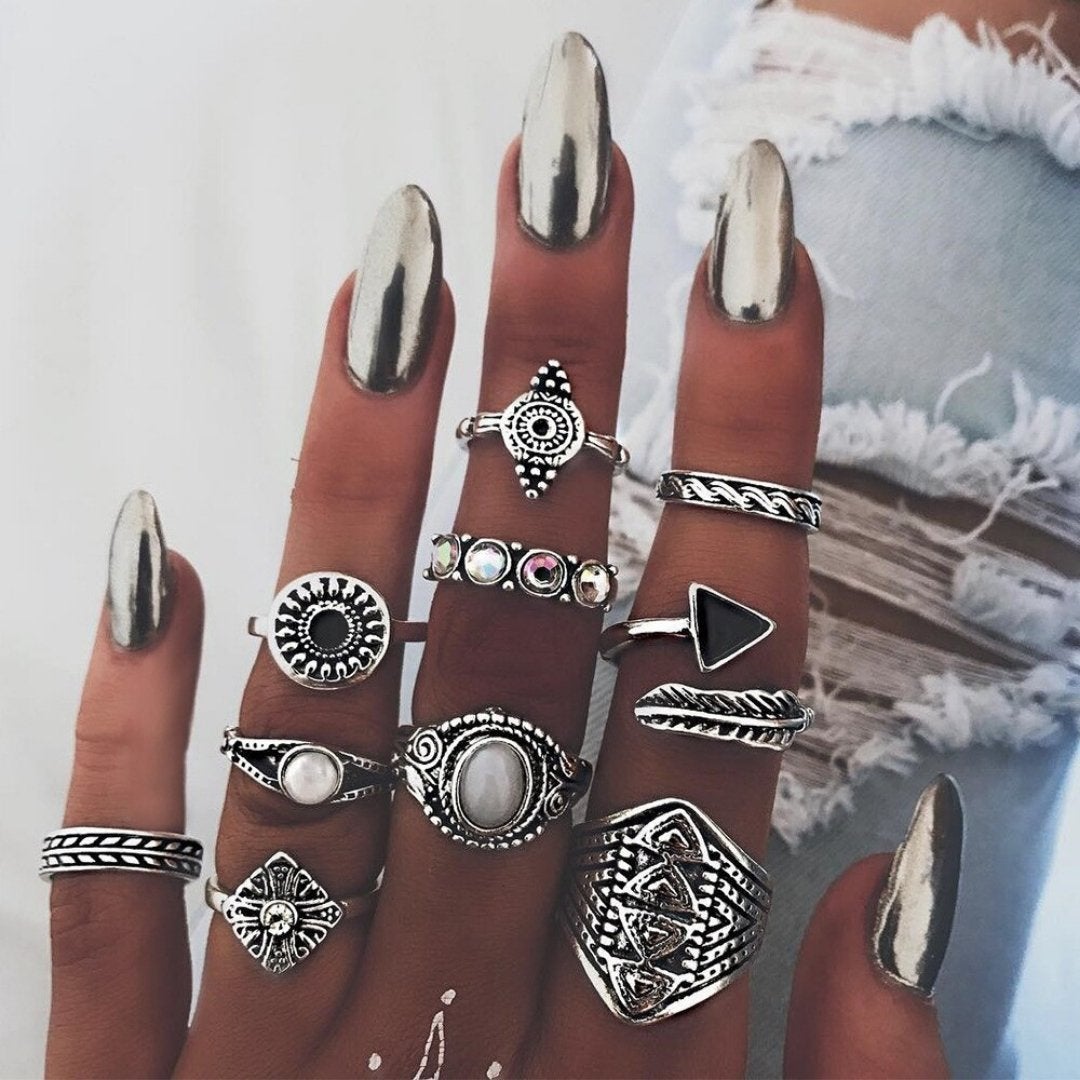 Exclusive Set of 8-12 Elegant Rings
