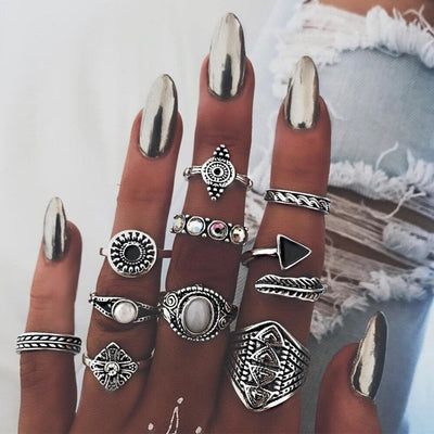 Exclusive Set of 8-12 Elegant Rings