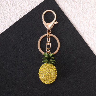 Piña Bag Charm-Golden