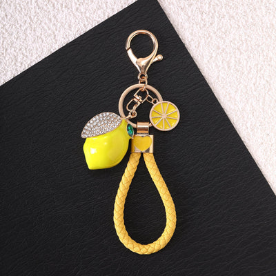Zestie Lemon Bag Charm - Yellow