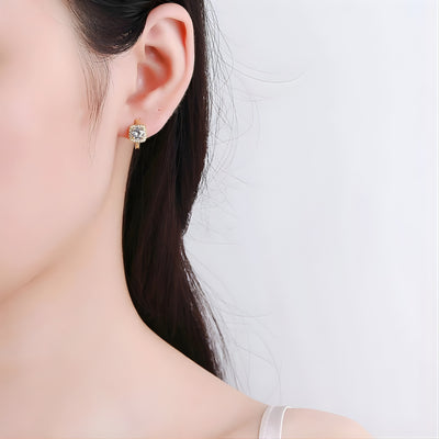 Nadine square earrings - Gold