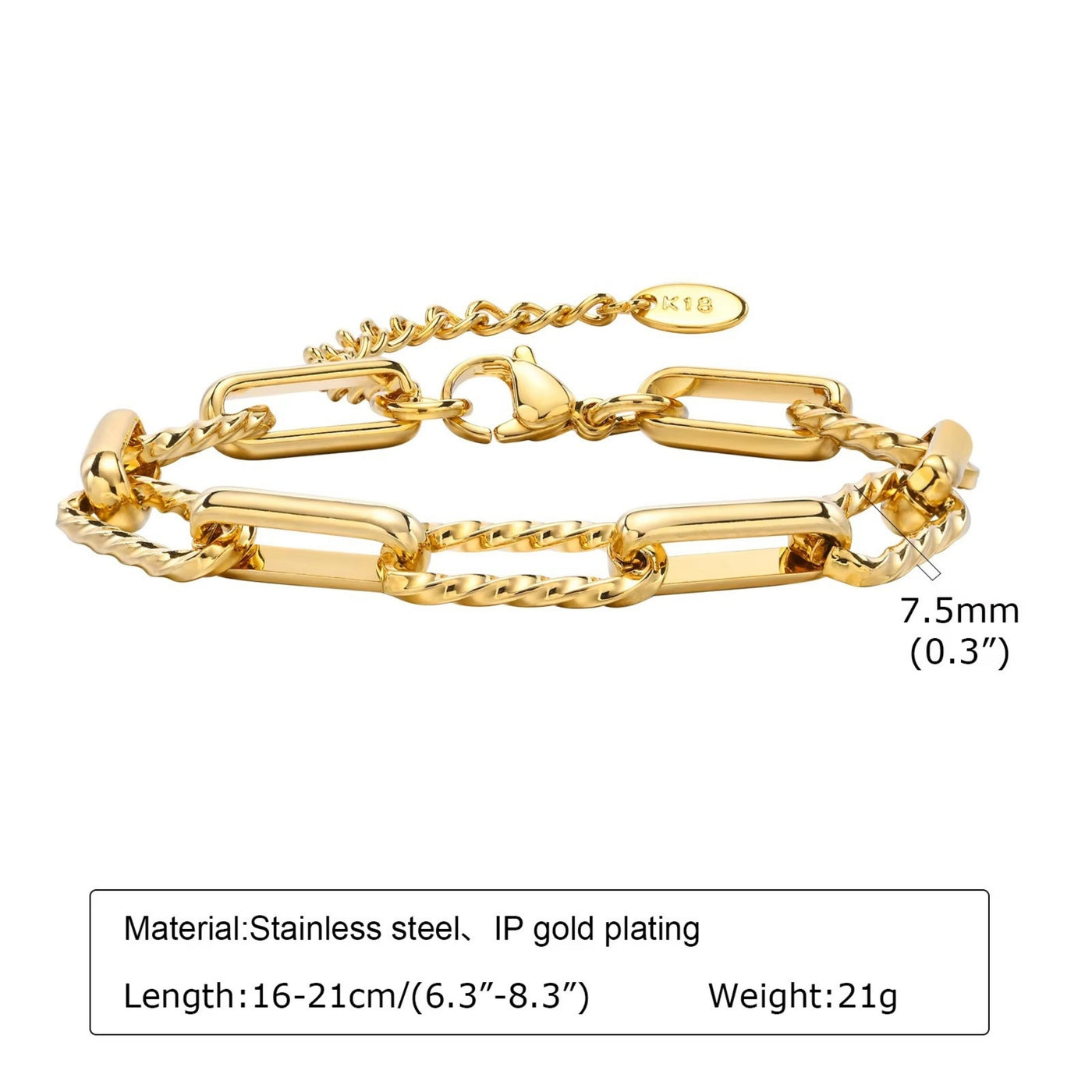 Tritona | Golden Bracelet