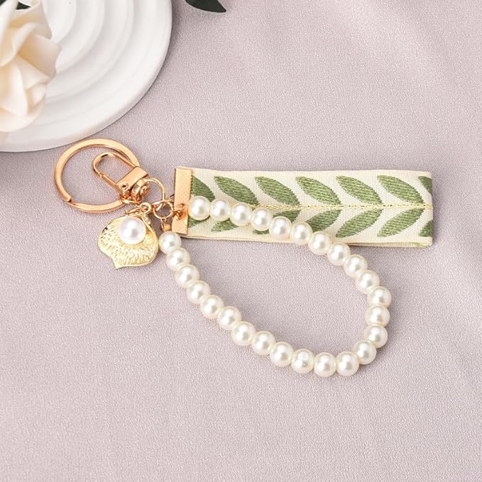 Pearl Whimsy Tassel Bag Charm