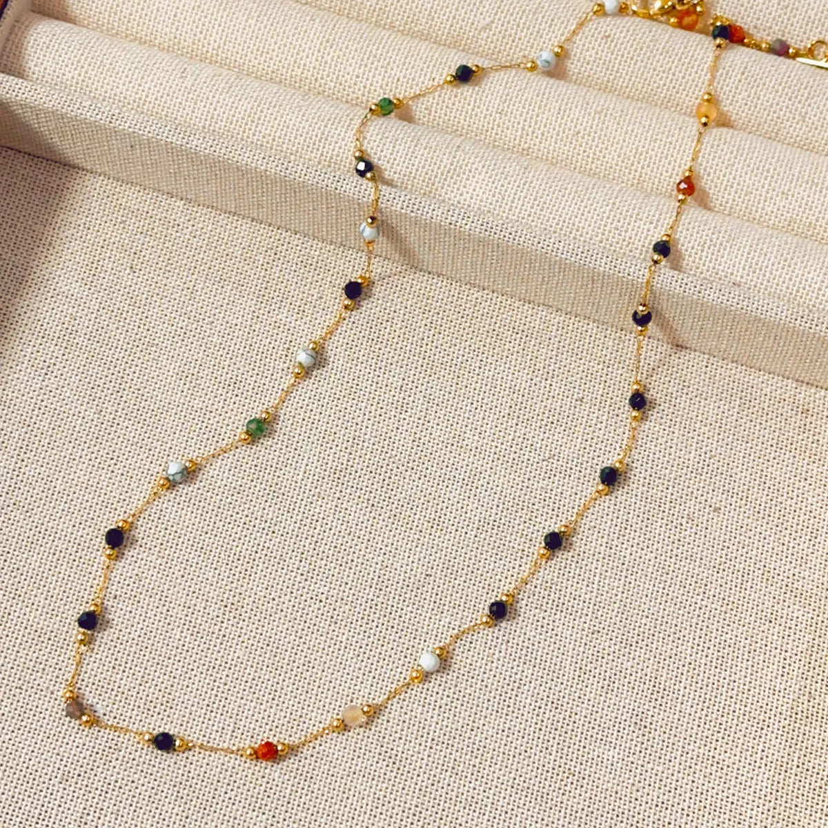 Luna Midnight Stone Necklace