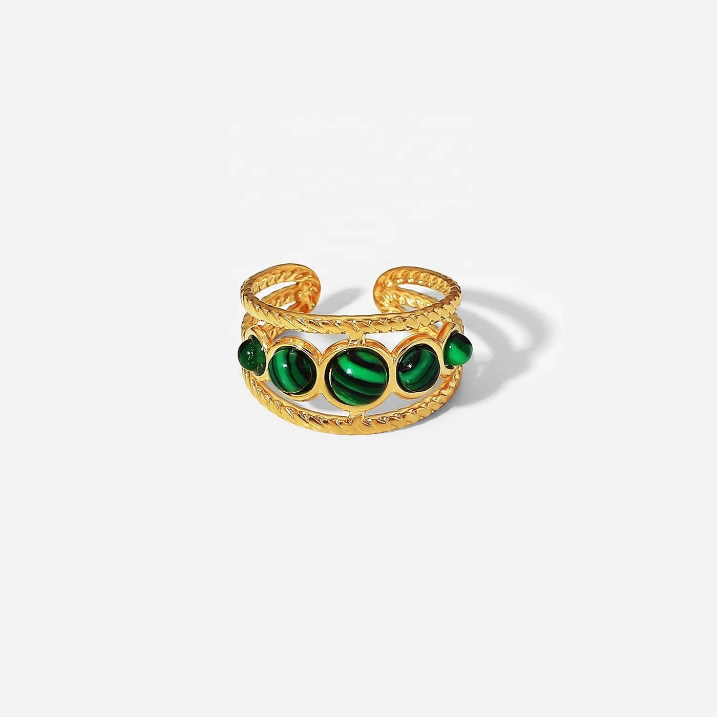 Adjustable Jaded Ring