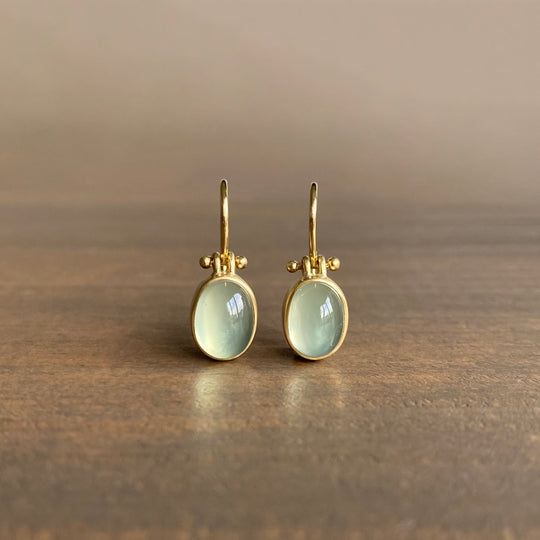 Exclusive Vintage Lilac Moonstone Earrings