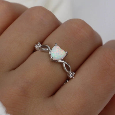 Rose Quartz Leaf Ring