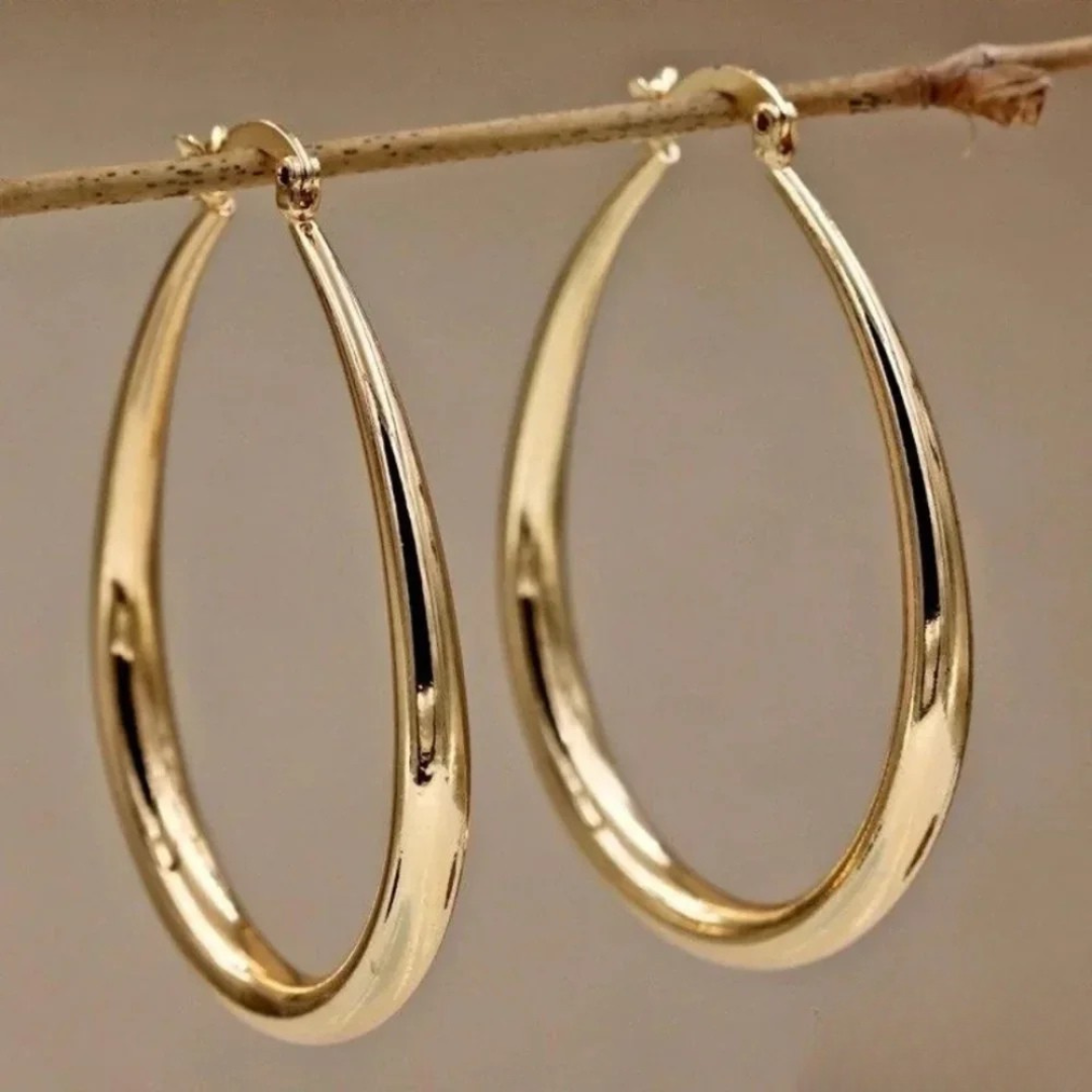 Chic Gold Hoop Earrings
