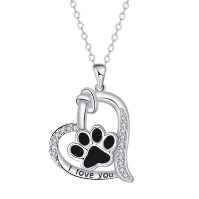 Heart & Paw Necklace - A Reminder of Loyal Companions