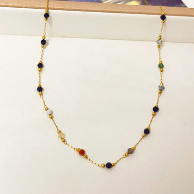 Luna Midnight Stone Necklace