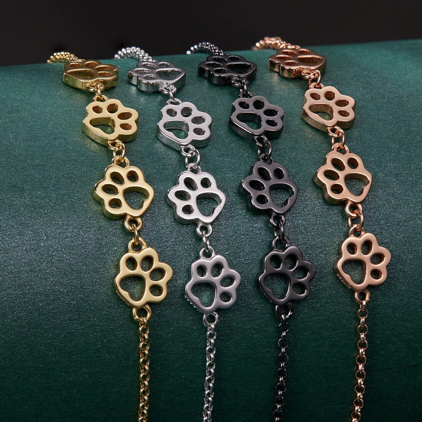 Dog Paw Print Bracelet – Adjustable Bracelet