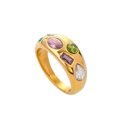Gold Palette Ring