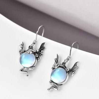 Brunhilde Moonstone Earring
