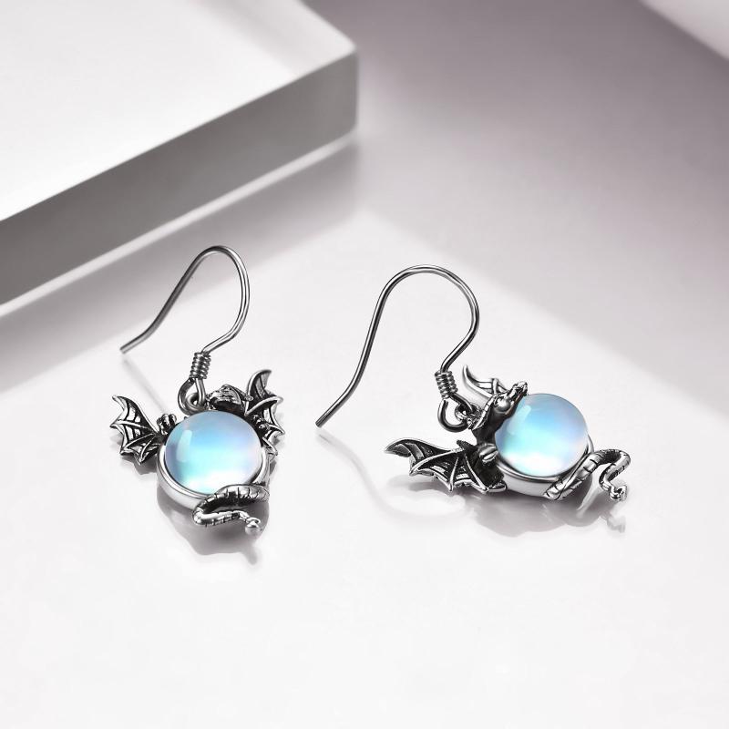 Brunhilde Moonstone Earring