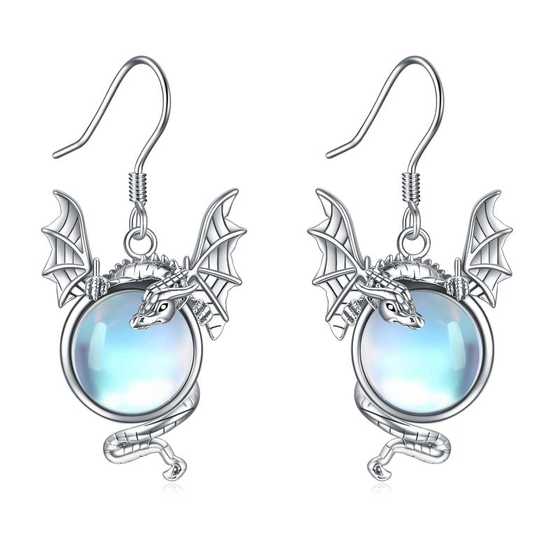 Brunhilde Moonstone Earring