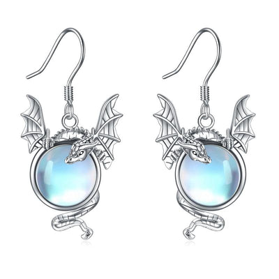 Brunhilde Moonstone Earring