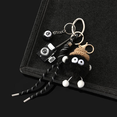 Mini Magic 8-Ball Crochet Beauty Bag Charm