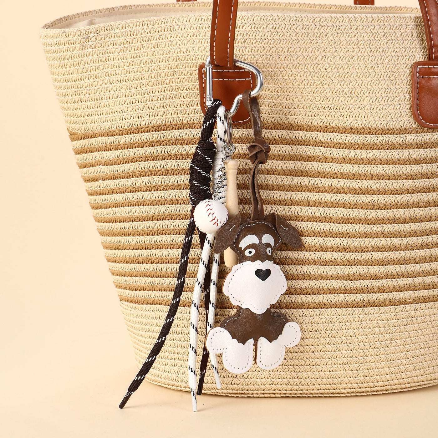Cute Leather Harajuku Puppy Bag Charm