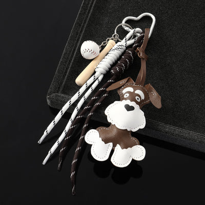 Cute Leather Harajuku Puppy Bag Charm