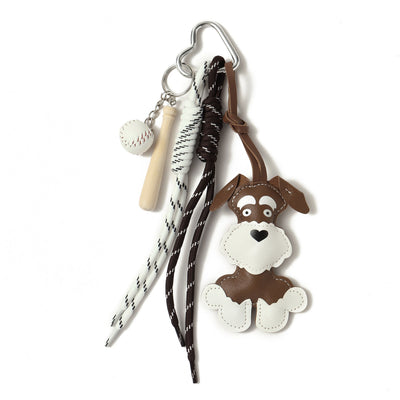 Cute Leather Harajuku Puppy Bag Charm