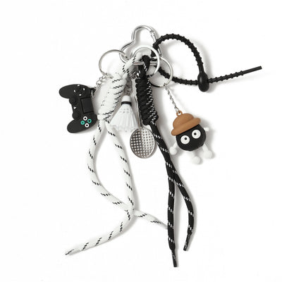 Cute Crochet Black Monster Bag Charm