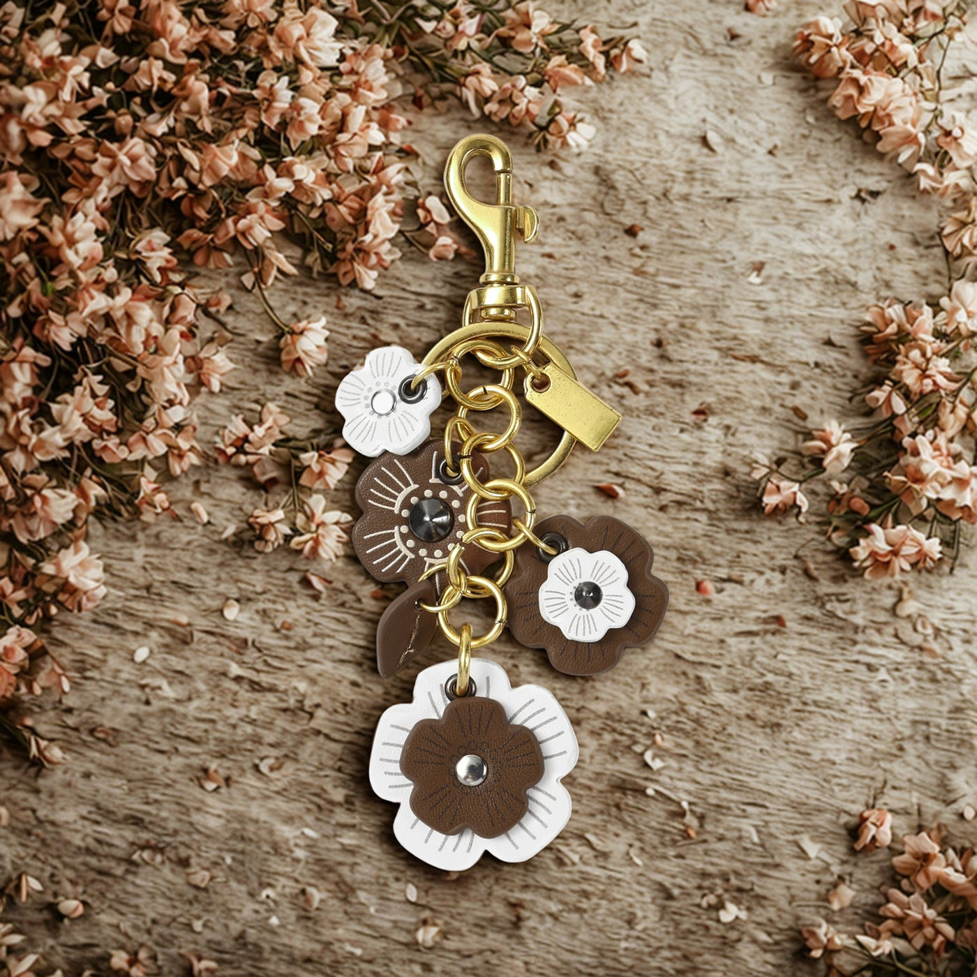 Mini Floral Bag Charm