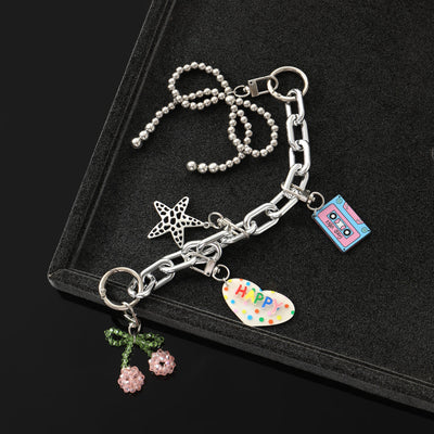 MultiPendant Chunky Silver Bag Charm & Accessories