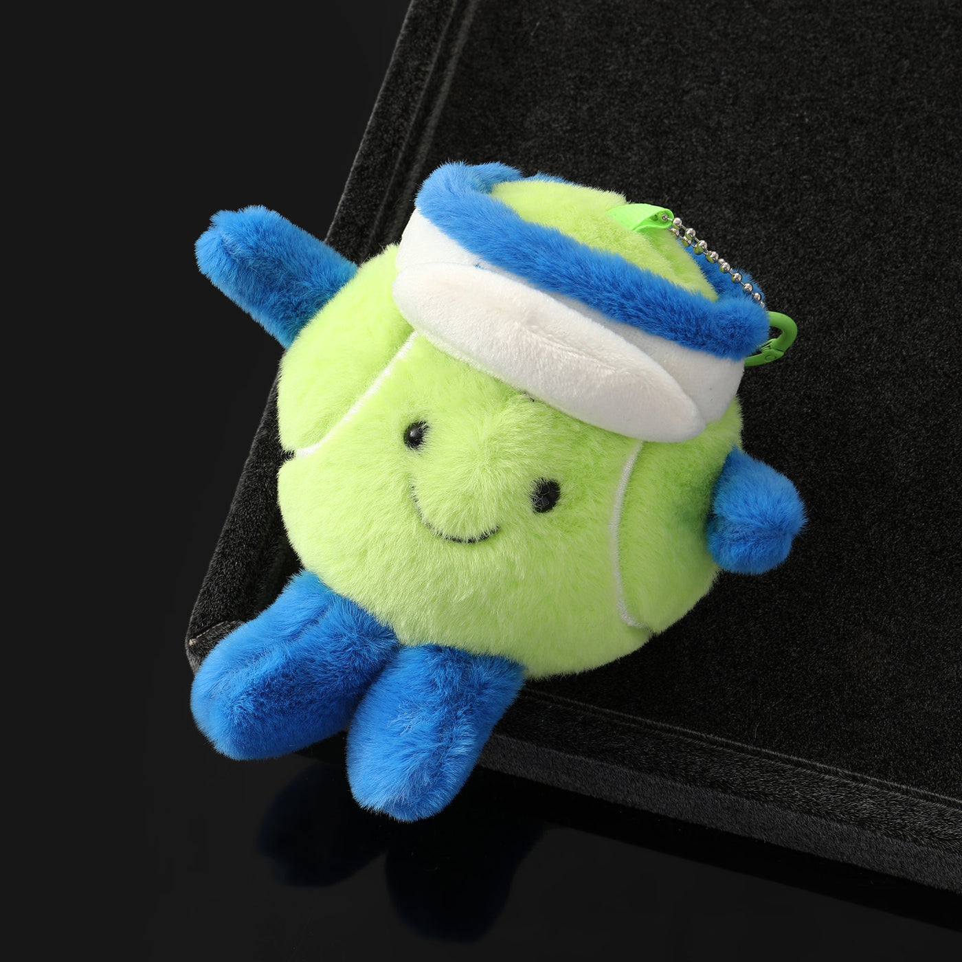 Cute Tennis Plush Smiley Bag Charm