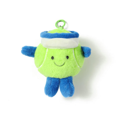 Cute Tennis Plush Smiley Bag Charm