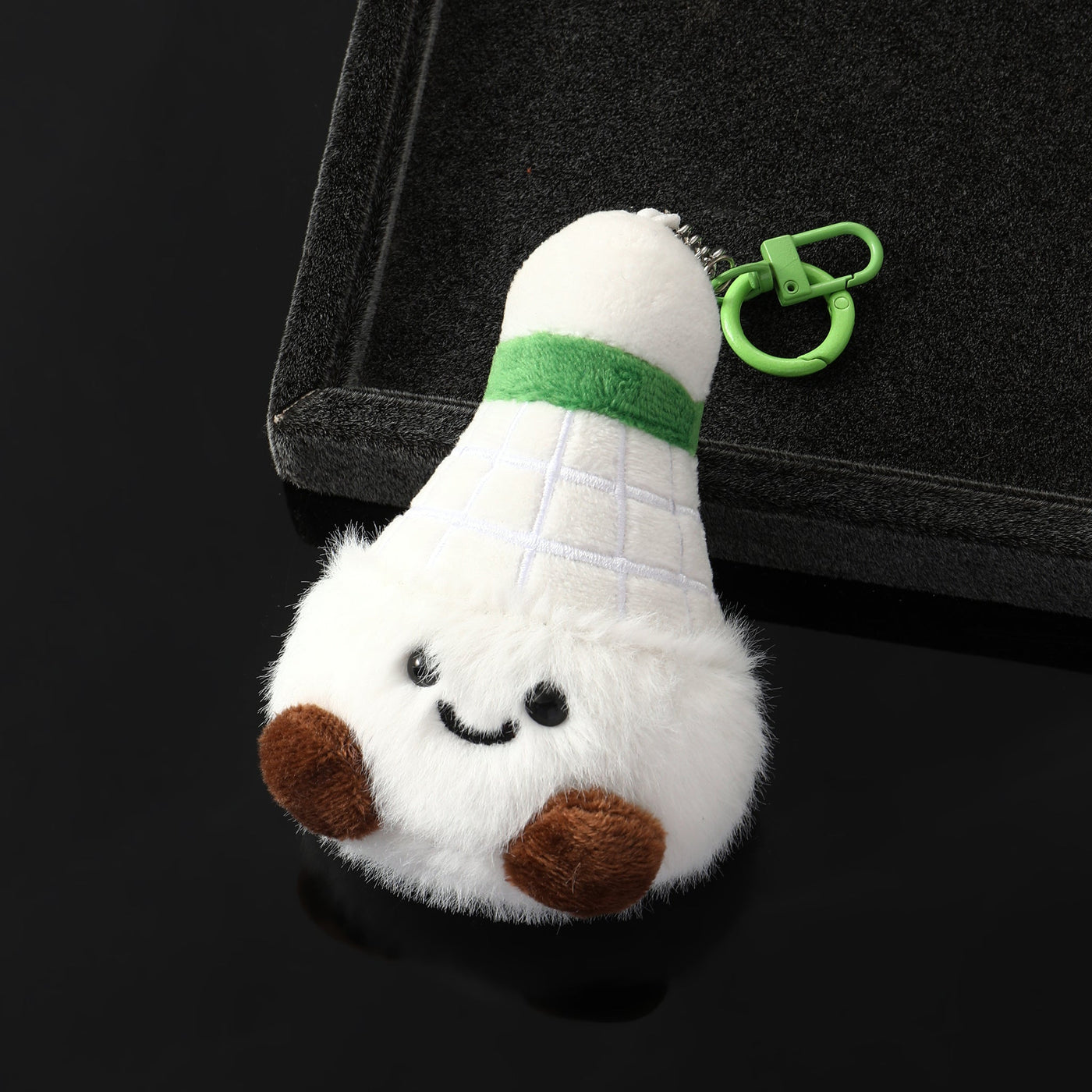 Adorable Plush Shuttlecock Charm for Bags & Backpacks